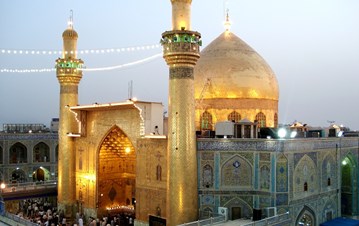 Shrine of Imam Ali in Najaf, Iraq.